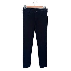 Burberry Brit Black Back Seam Skinny Stretch Pants Size XS